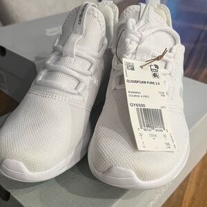 Adidas White Cloud Foam Sneakers